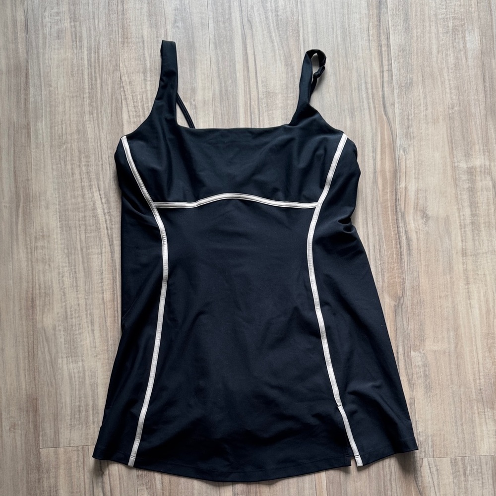 Abercrombie & Fitch Black Dress with White Accents